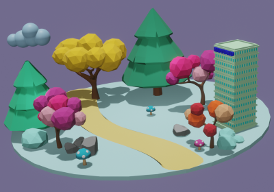 lands: 445